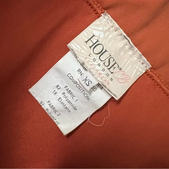 HOUSE OF CB Mawi Terracotta Rust Bikini Set XS - Picture 11 of 14